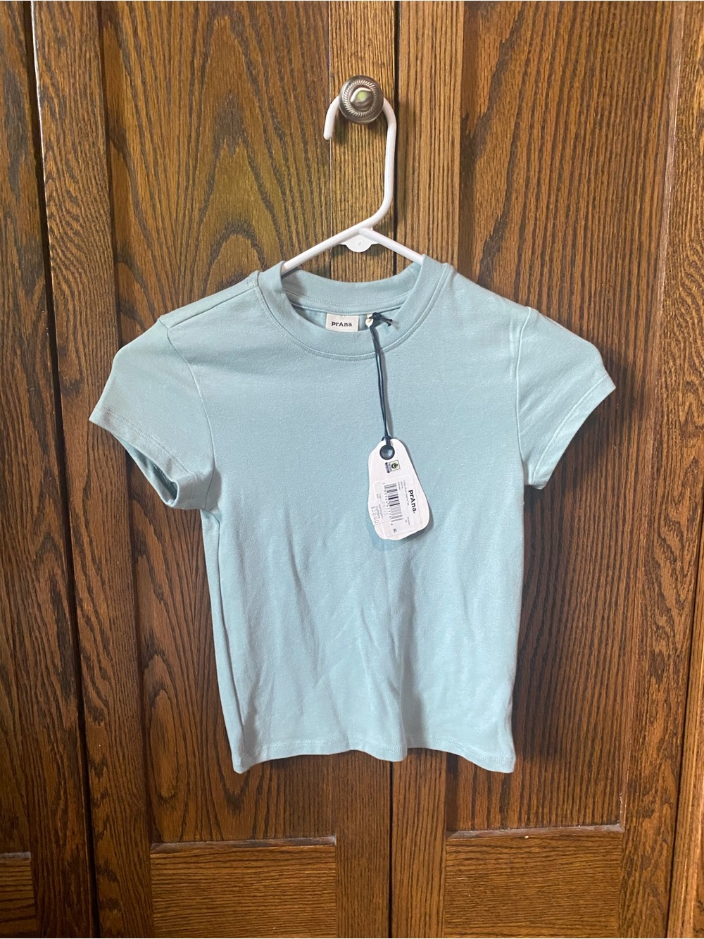 Prana tight fit cropped t-shirt